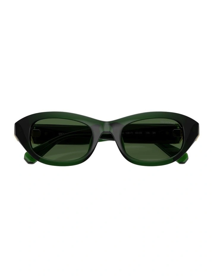 Propionate Sunglasses in Green image 3