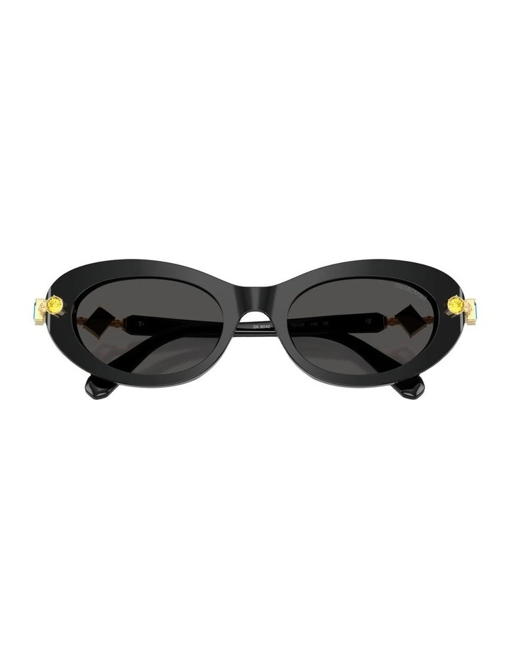 Acetate Sunglasses in Black image 3
