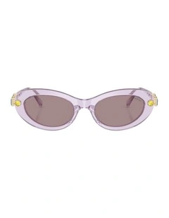 Acetate Sunglasses in Violet