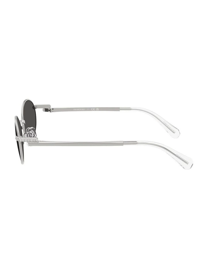 Metal Sunglasses in Silver image 3