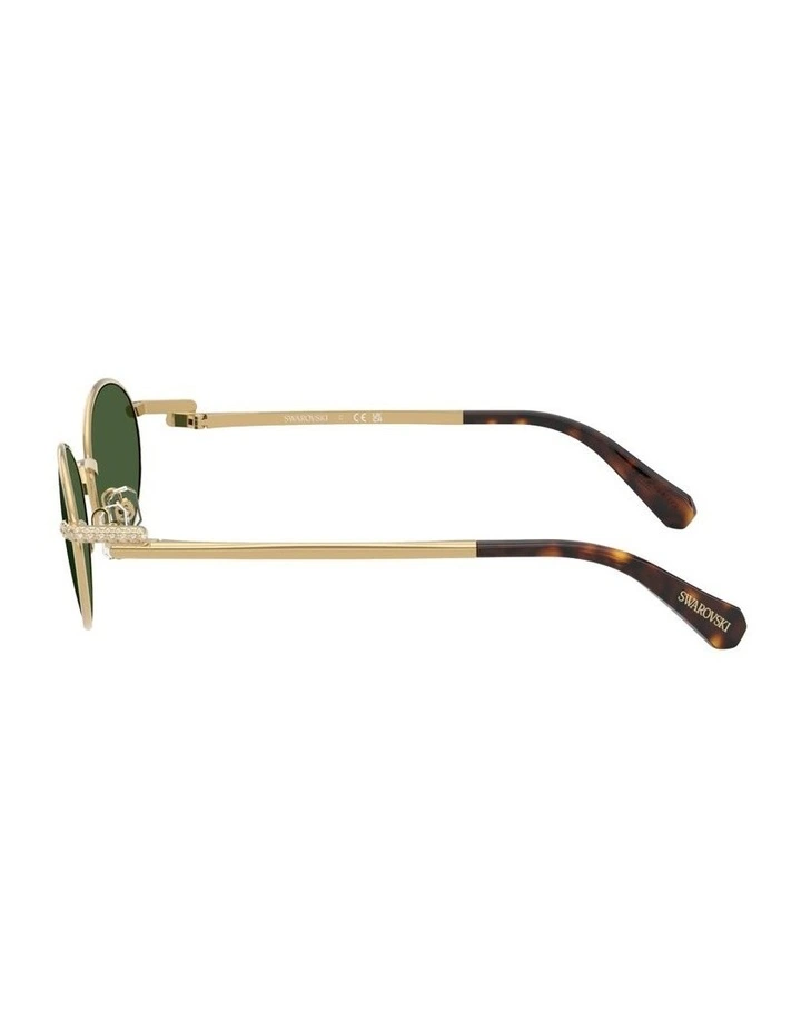 Metal Sunglasses in Gold image 2