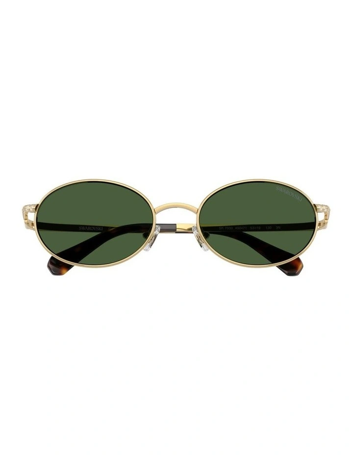 Metal Sunglasses in Gold image 3