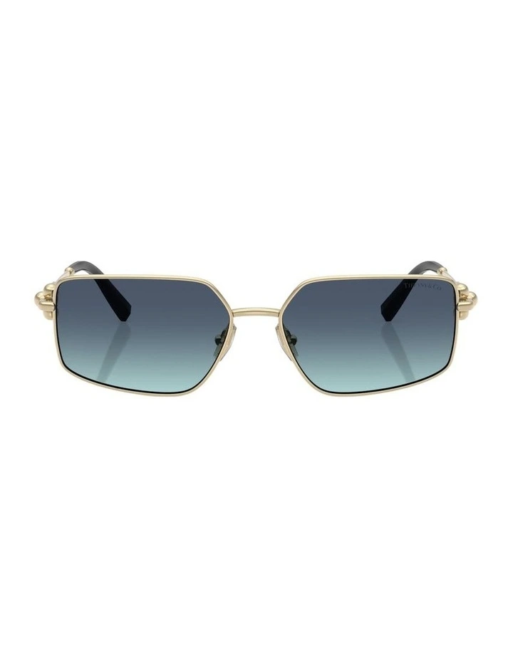 Metal Sunglasses in Gold image 2