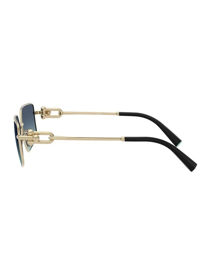 Metal Sunglasses in Gold image 3