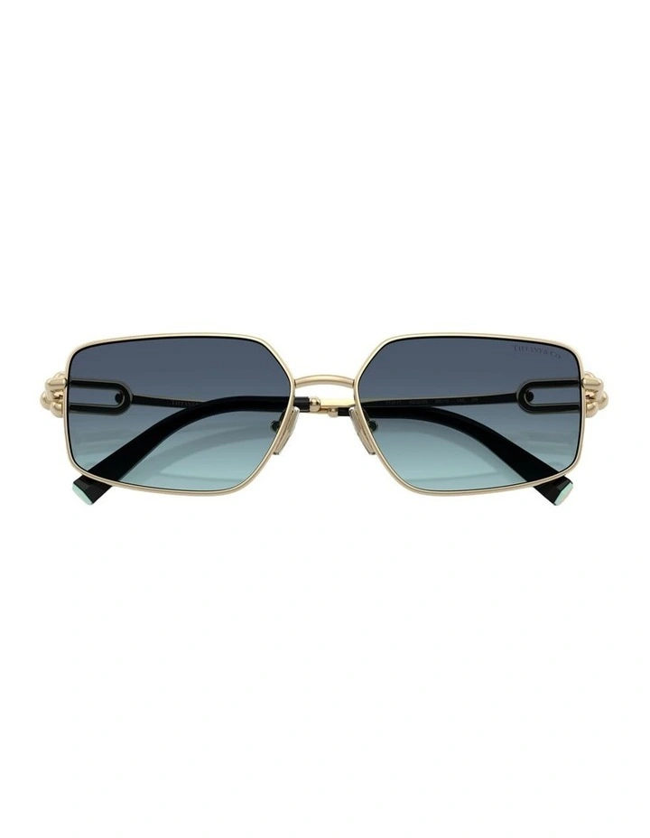 Metal Sunglasses in Gold image 4