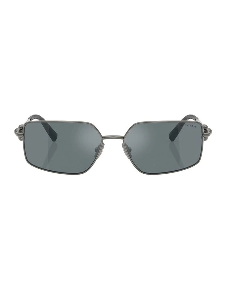 Metal Sunglasses in Grey image 2