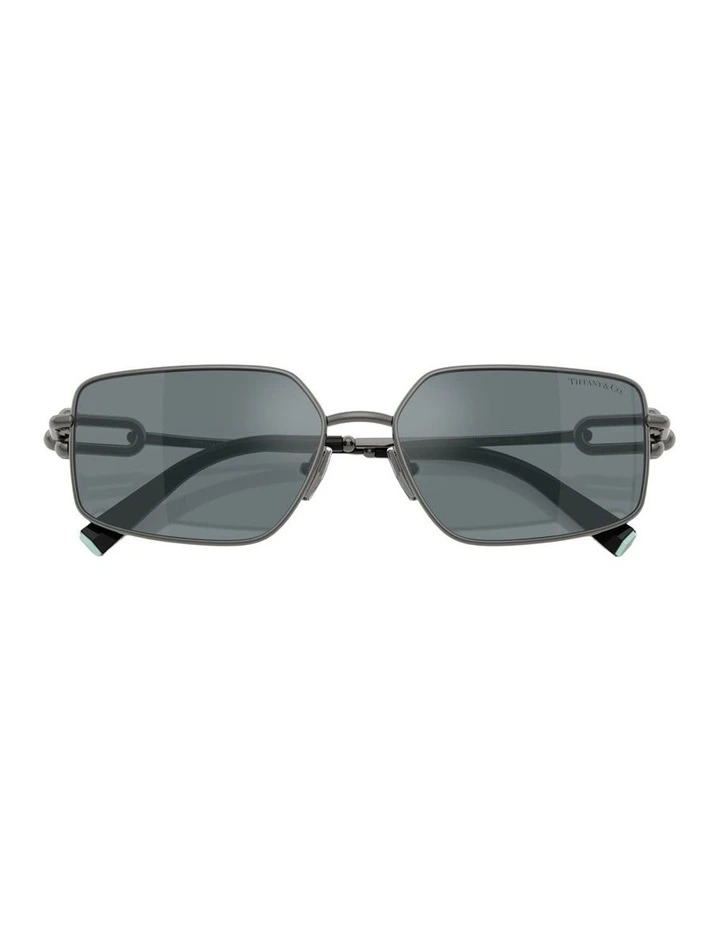 Metal Sunglasses in Grey image 4
