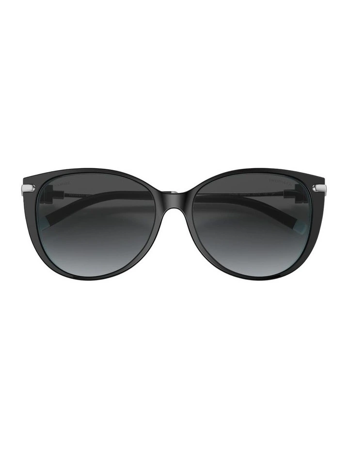 Acetate Polarised Sunglasses in Black image 2