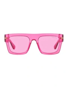 Acetate FT0711 Sunglasses in Pink