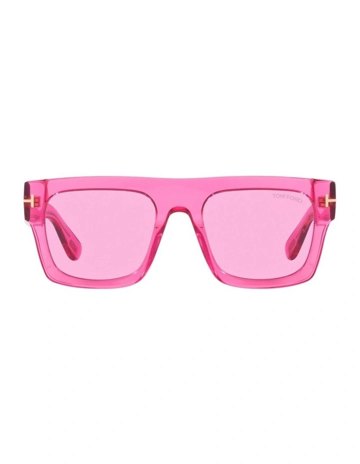 Acetate FT0711 Sunglasses in Pink image 1