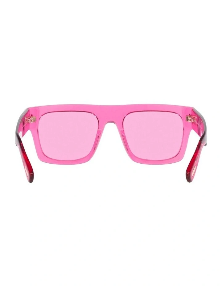Acetate FT0711 Sunglasses in Pink image 3