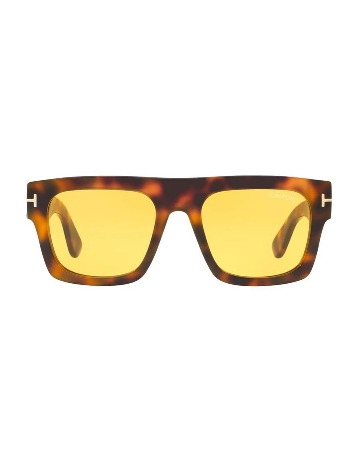 Acetate FT0711 Sunglasses in Tortoise image 1