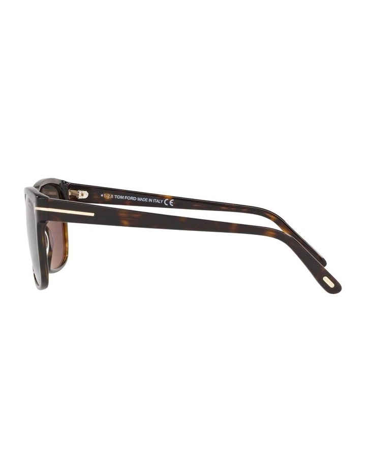 Metal Polarised  FT0698 Sunglasses in Tortoise image 2
