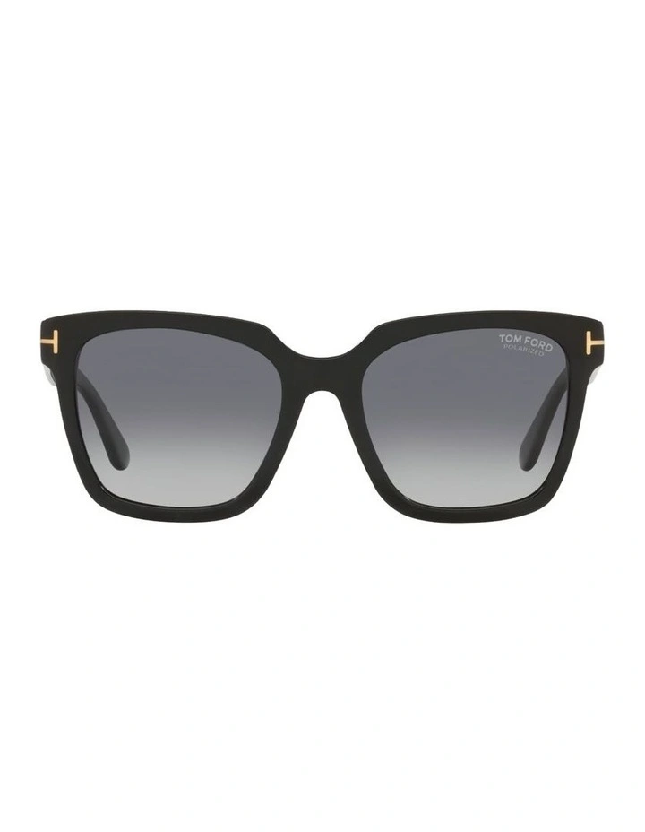 Acetate Polarised FT0952 Sunglasses in Black image 1