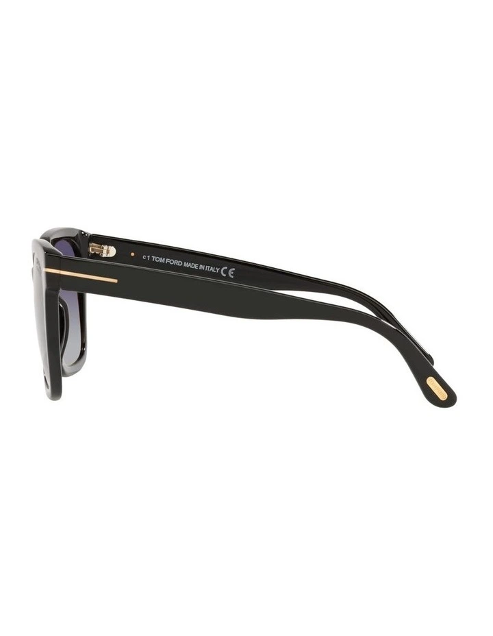 Acetate Polarised FT0952 Sunglasses in Black image 2