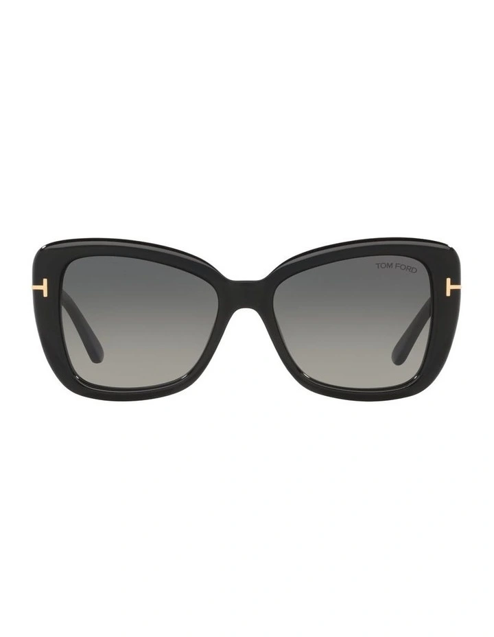 Acetate FT1008 Sunglasses in Black image 1