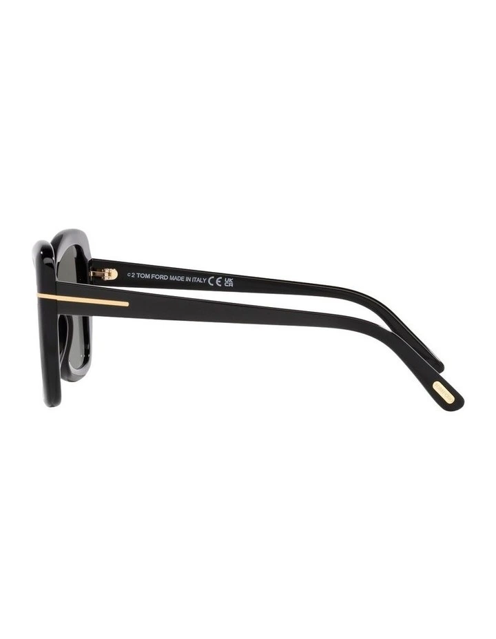 Acetate FT1008 Sunglasses in Black image 2