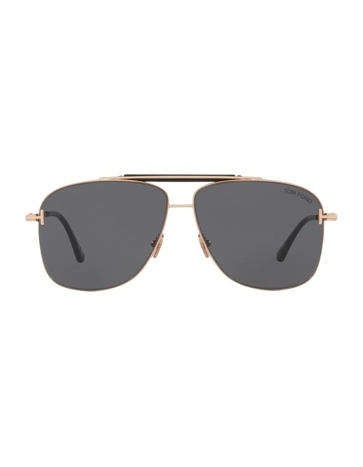 Jaden Metal Sunglasses in Silver image 2
