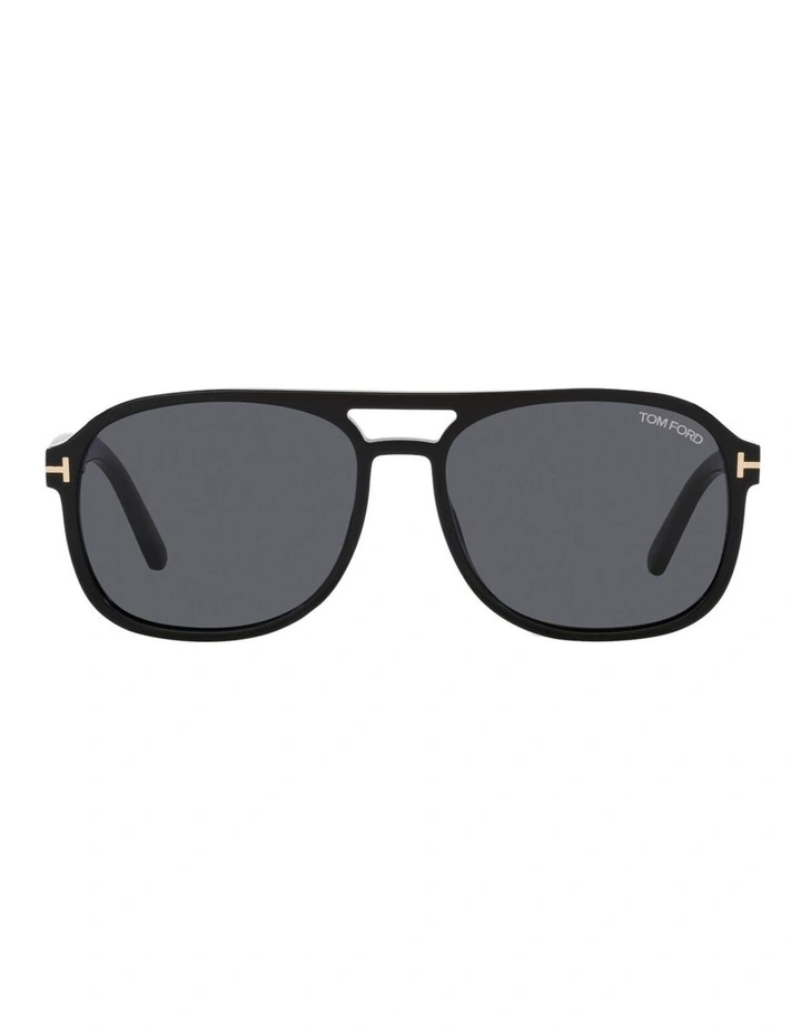 Rosco Acetate Sunglasses in Black image 1