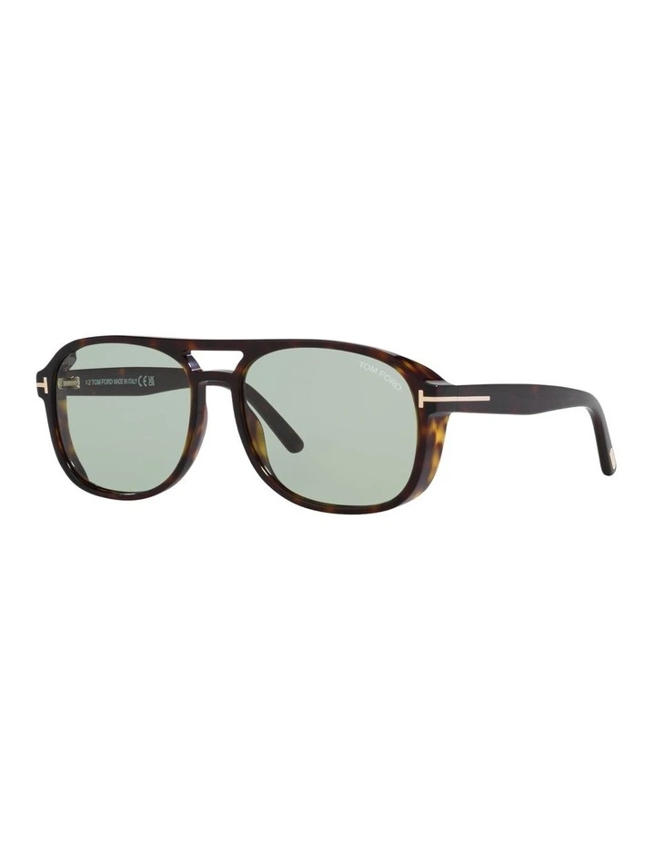 Rosco Acetate Sunglasses in Tortoise image 1