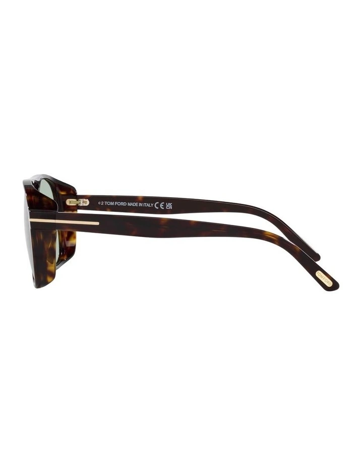 Rosco Acetate Sunglasses in Tortoise image 3