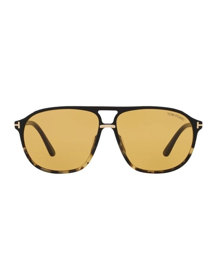 Bruce Acetate Sunglasses in Black image 1