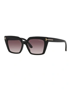 Winona Acetate Sunglasses in Black