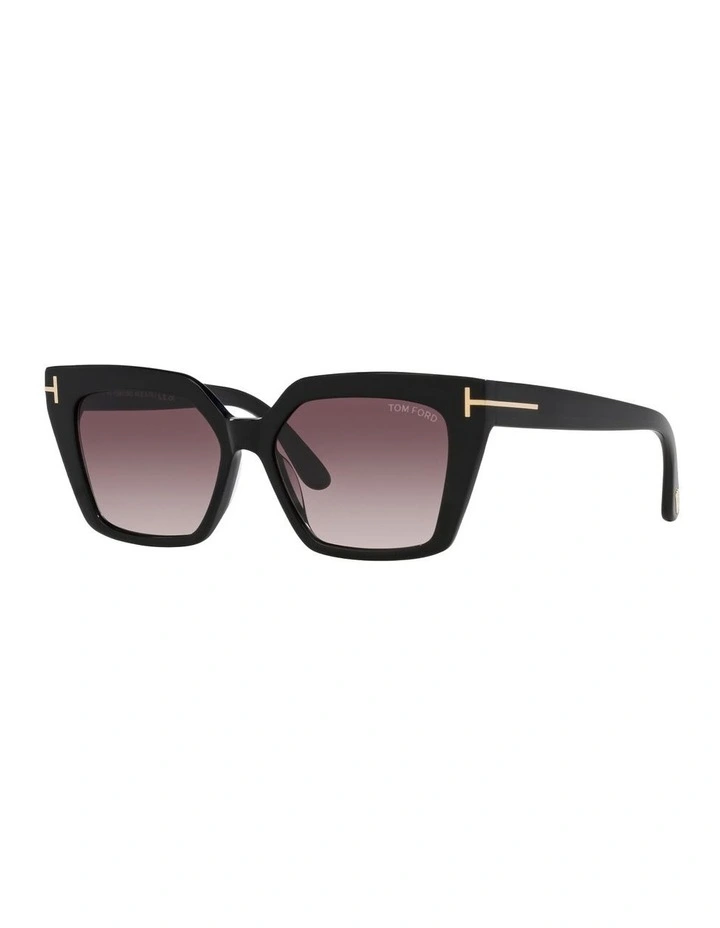 Winona Acetate Sunglasses in Black image 1