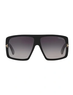 Raven Acetate Sunglasses in Black