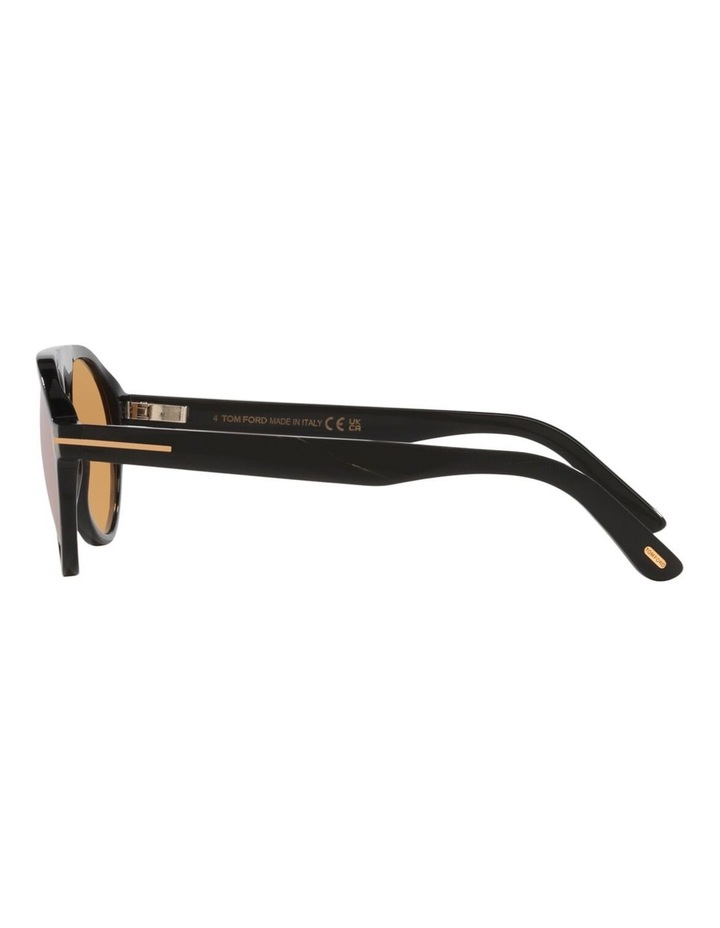 Tom Ford Horn / Ivory FT1047-P Sunglasses in Black | MYER