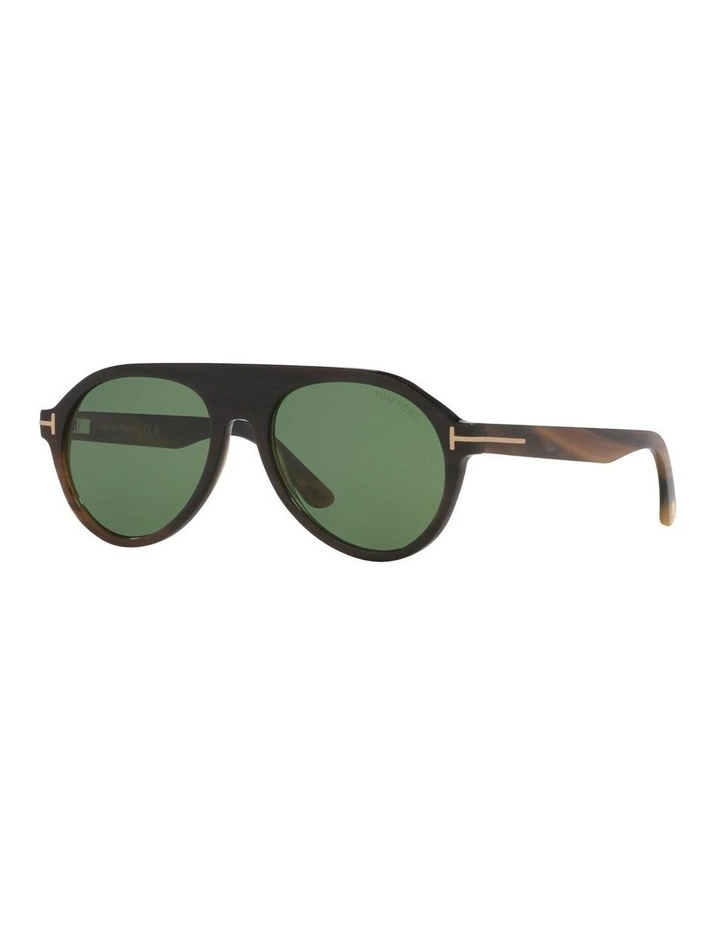 Horn / Ivory FT1047-P Sunglasses in Brown image 1