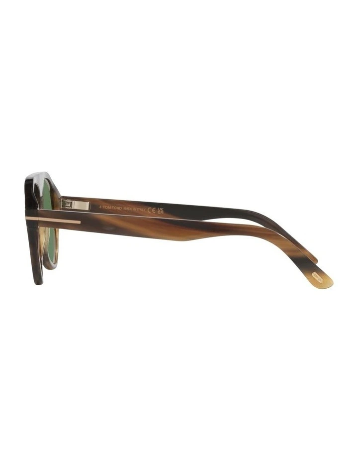 Horn / Ivory FT1047-P Sunglasses in Brown image 3