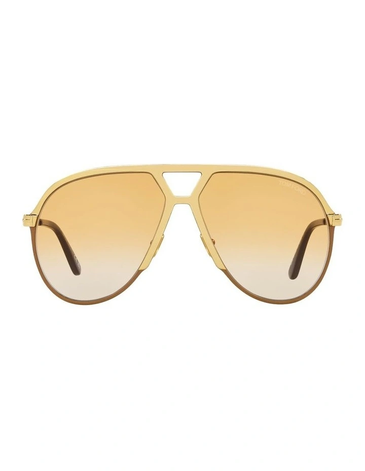 Xavier TF Metal Sunglasses in Gold image 1