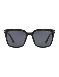 Acetate FT1132-K Sunglasses in Black