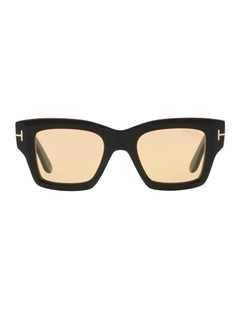 Ilias Acetate Sunglasses in Black
