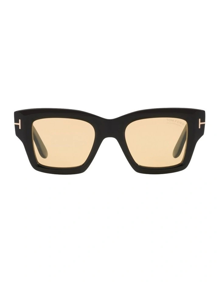 Ilias Acetate Sunglasses in Black image 1