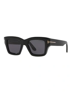 Ilias Acetate Sunglasses in Black