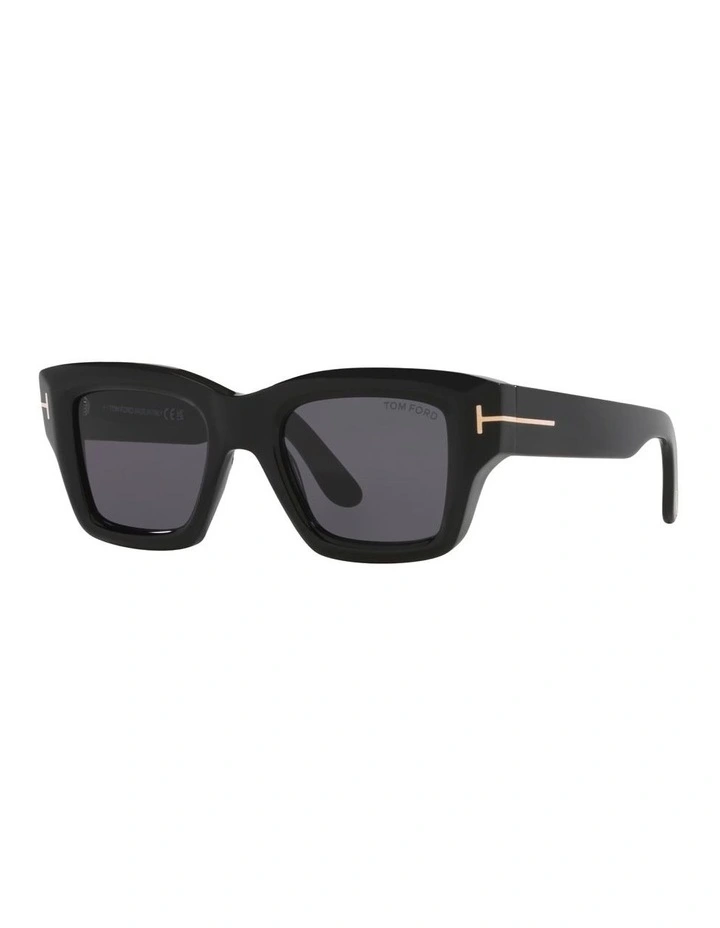 Ilias Acetate Sunglasses in Black image 1
