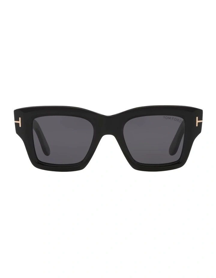 Ilias Acetate Sunglasses in Black image 2
