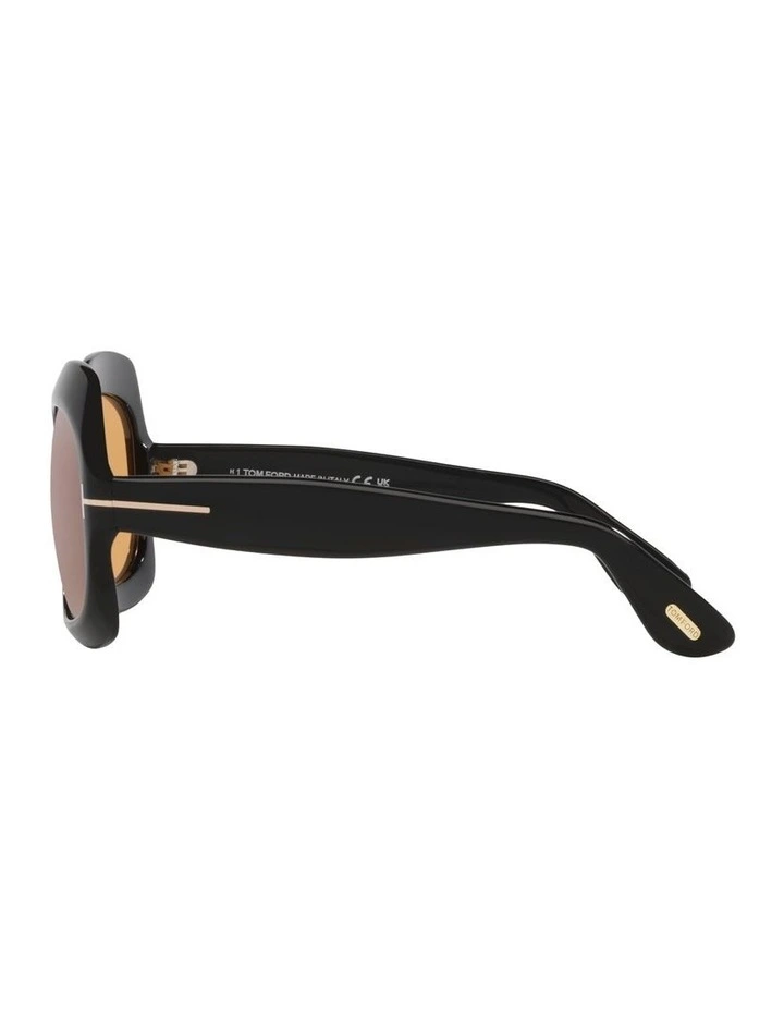 Ren Acetate Sunglasses in Black image 3