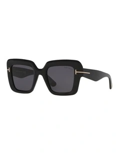 Esme TR Acetate Sunglasses in Black