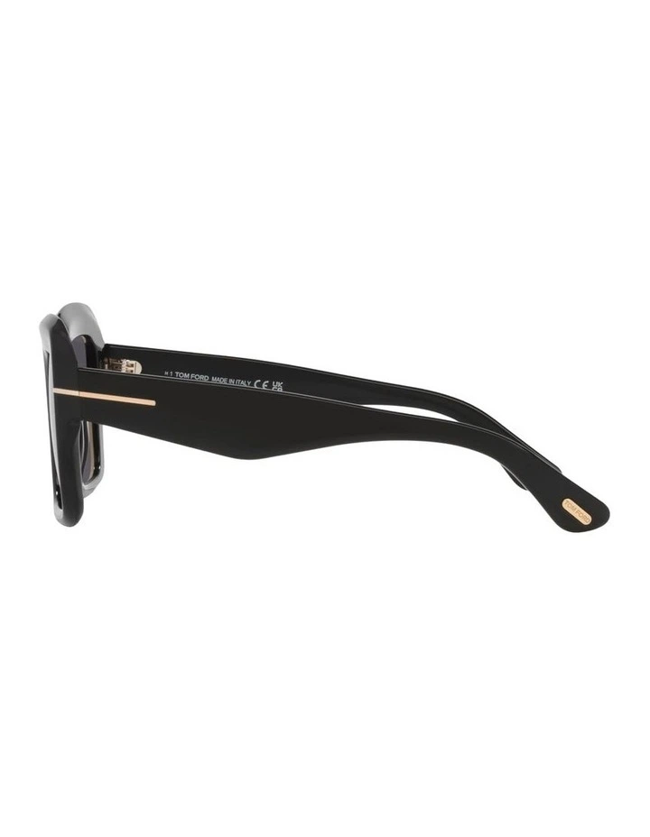 Esme TR Acetate Sunglasses in Black image 3