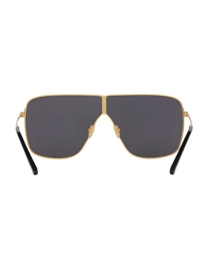 Huxley Metal Sunglasses in Gold image 3