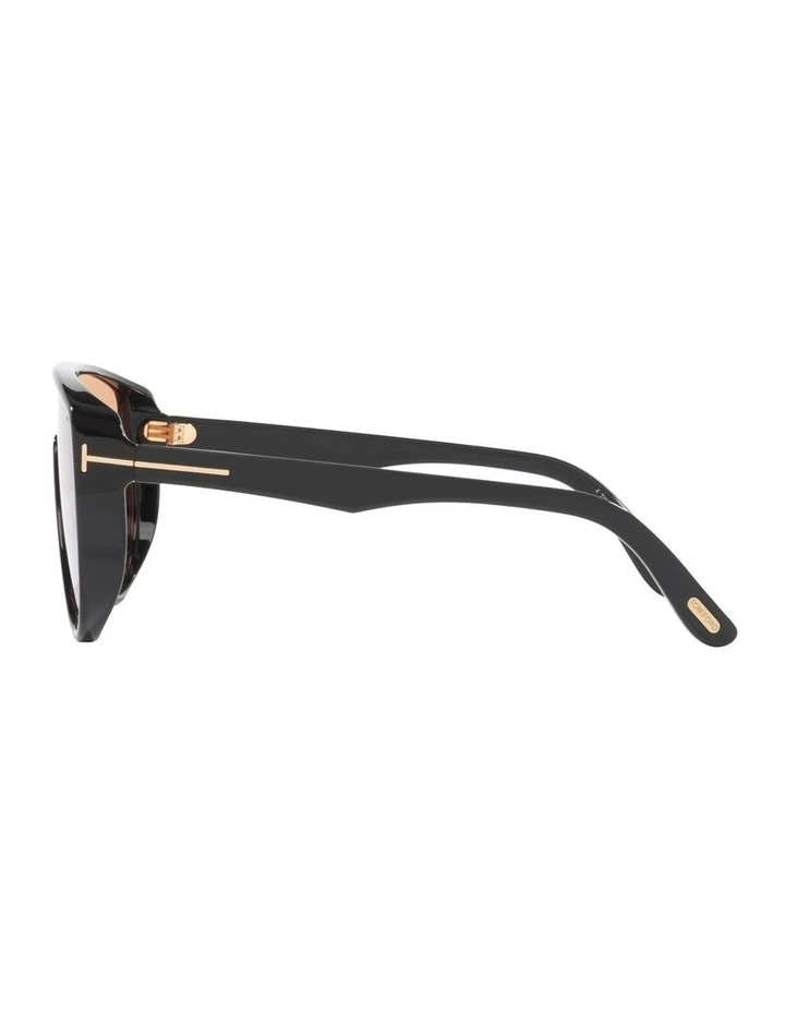 Achilles Injected Sunglasses in Black image 3
