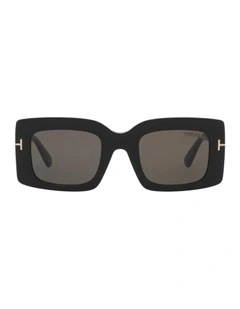 Brigitta Acetate Sunglasses in Black