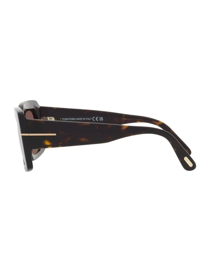 Brigitta Acetate Sunglasses in Tortoise image 3