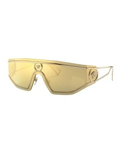 Metal Sunglasses in Gold