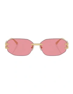 Metal Sunglasses in Gold