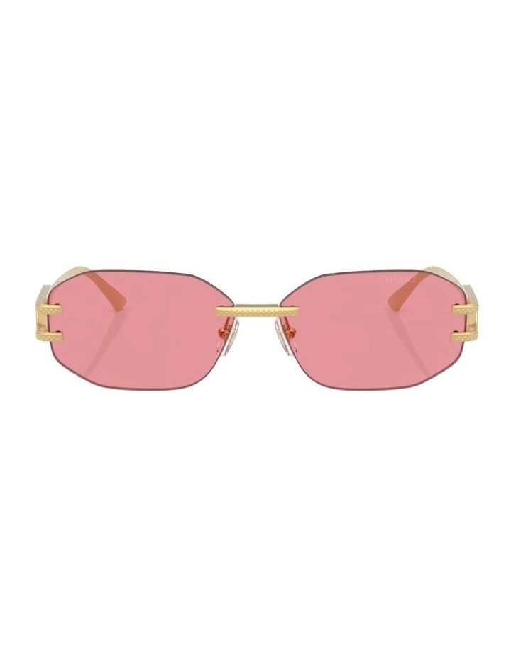 Metal Sunglasses in Gold image 1