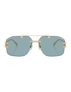 Metal Sunglasses in Gold